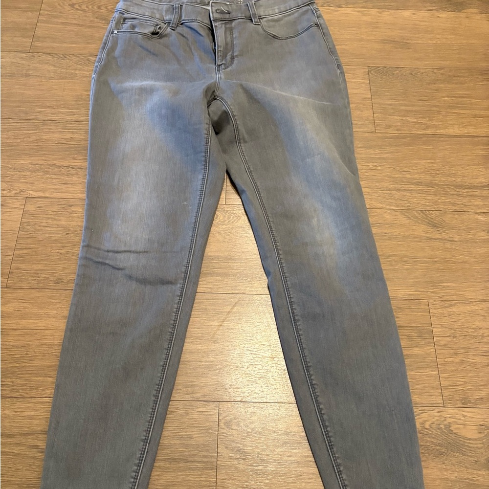 White House Black Market Gray Jeans